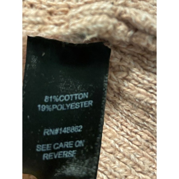 Torrid Pullover Lattice Cross Back Tunic Pointelle Sweater Blush Haute Pink 1X - Picture 7 of 7